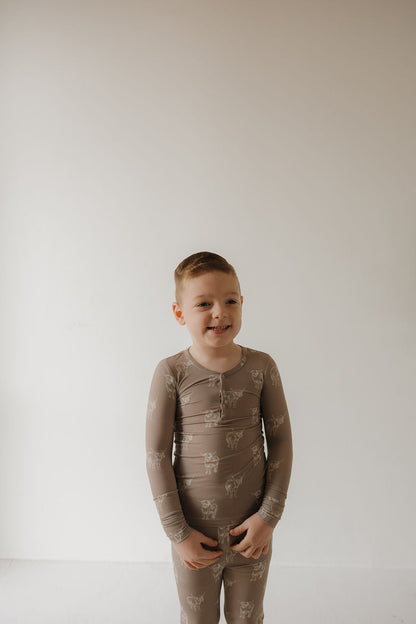 Bamboo Two Piece Pajamas | Highland
