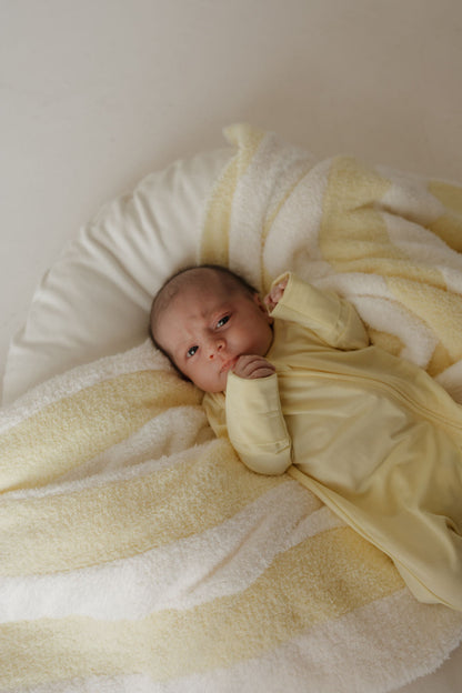 Bamboo Zip Pajamas | Sunny