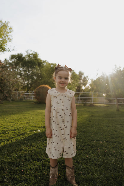 Child Muslin Dress | Wild Horses