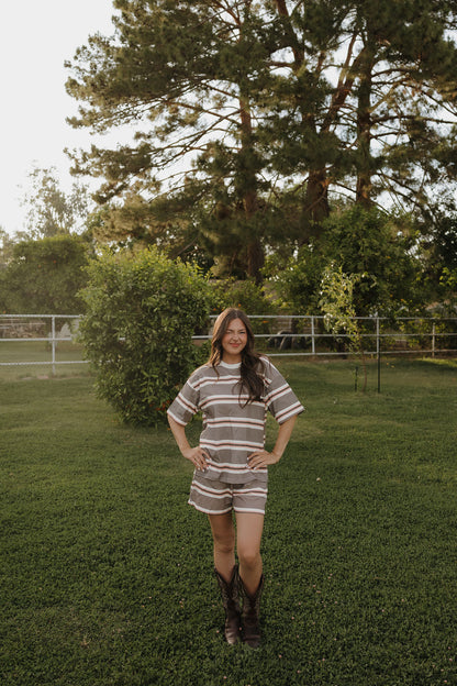Women's Short Set | Sedona Stripe