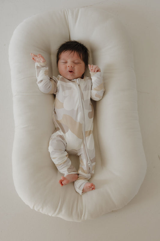 Bamboo Zip Pajamas | Camo 2.0