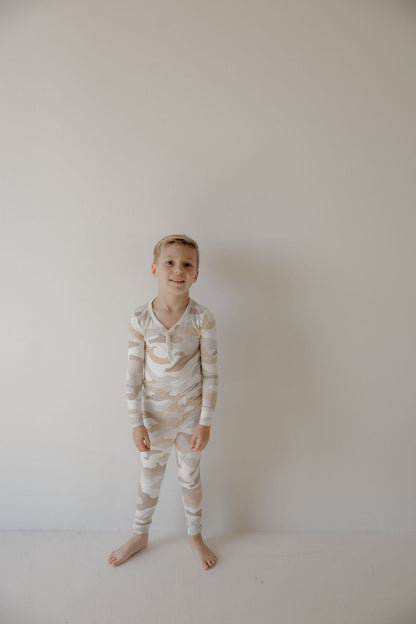 Bamboo Two Piece Pajamas | Camo 2.0
