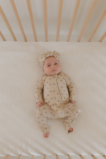 Bamboo Zip Pajamas | Flora