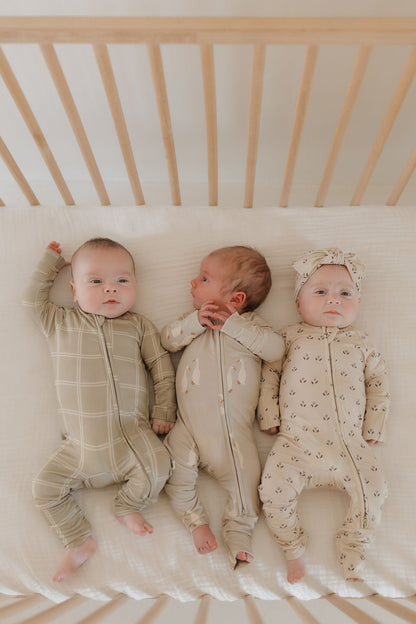 Bamboo Zip Pajamas | Flora