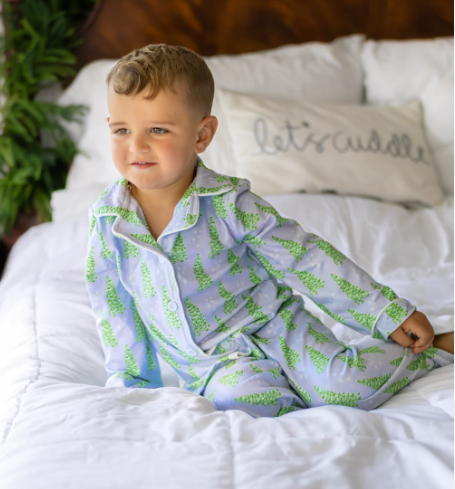 PREORDER | Blue Tree Christmas Pajamas