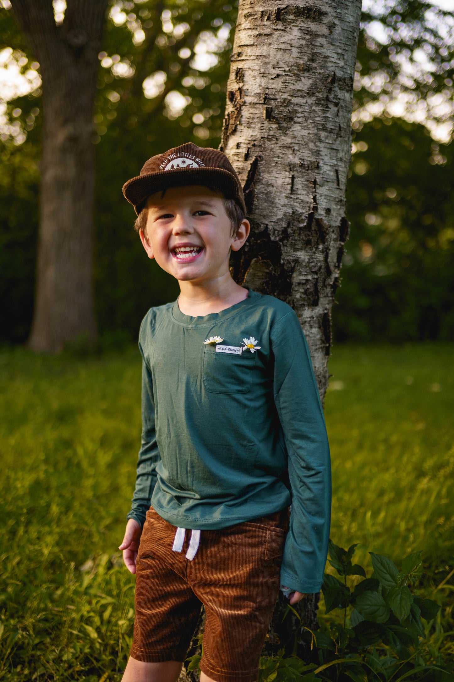 Hunter green bamboo nature is my playground