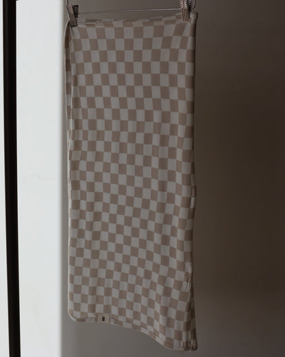 Bamboo Swaddle | Checkerboard