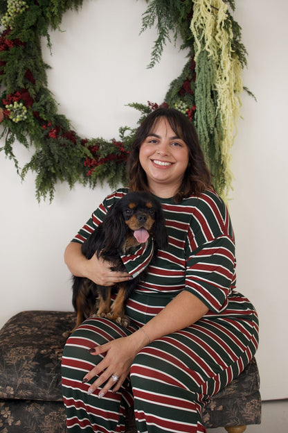 Bamboo Bandana | Holiday Stripe