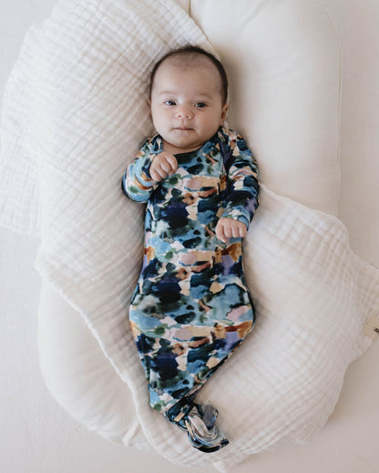 Bamboo Knotted Gown | Charli Print