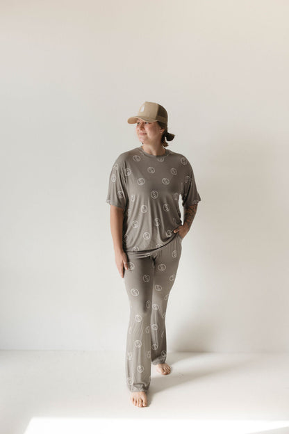 Short Sleeve Women's Bamboo Pajama | Sage Yin Yang