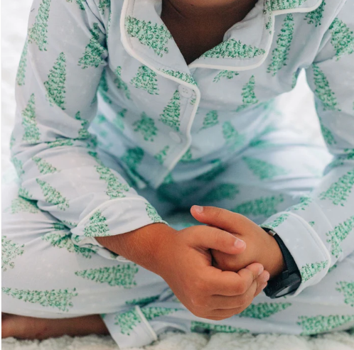 PREORDER | Blue Tree Christmas Pajamas