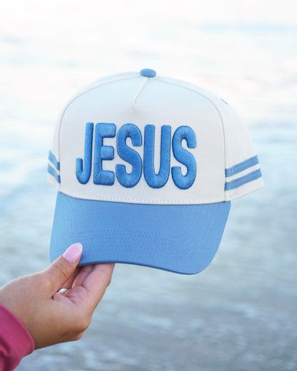 Jesus - Blue Vintage Trucker Hat