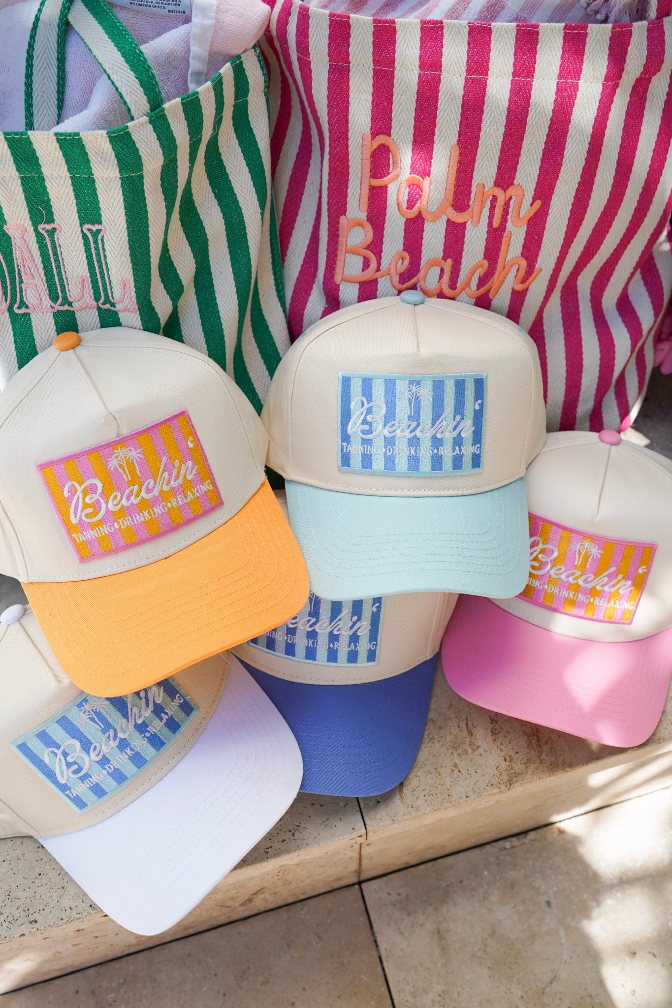 Beachin' - Vintage Trucker Hat