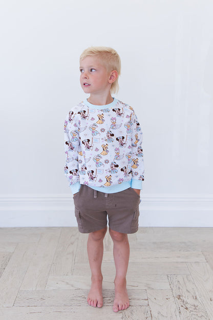 (BLUE) Adventure Ahoy - Define Terry Sweatshirt