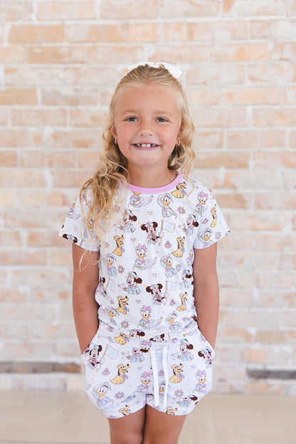 (PINK) Adventure Ahoy - Pocket Short Set