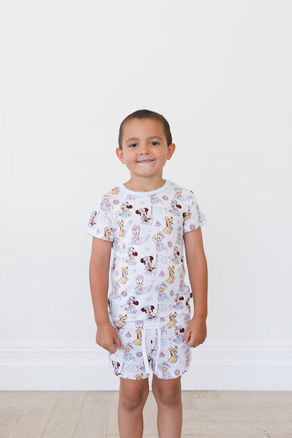 (BLUE) Adventure Ahoy - Pocket Short Set