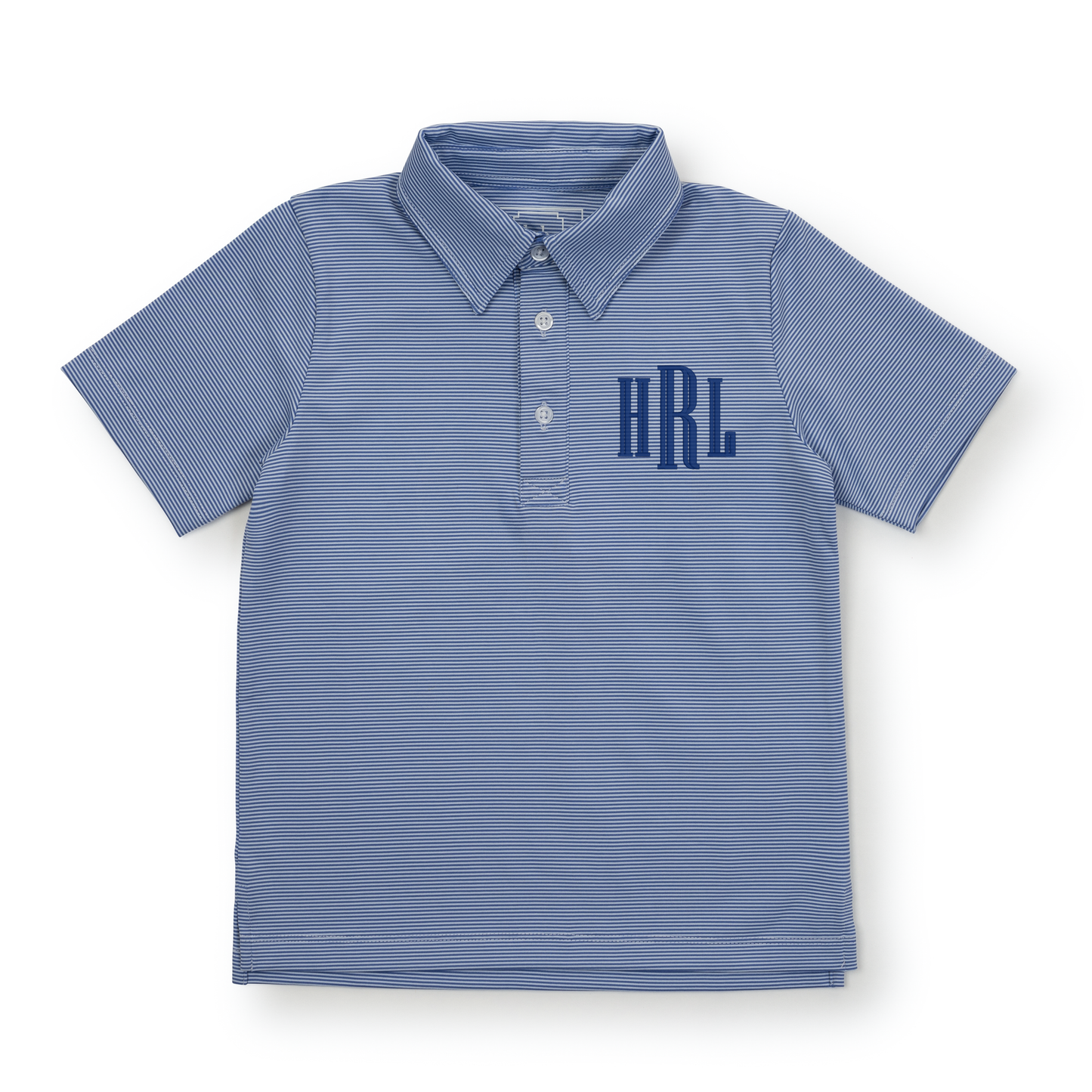 Will Boys' Performance Polo | Blue Stripes