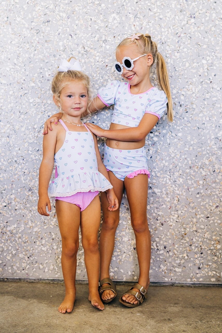 Candyland Puff Sleeve Bikini