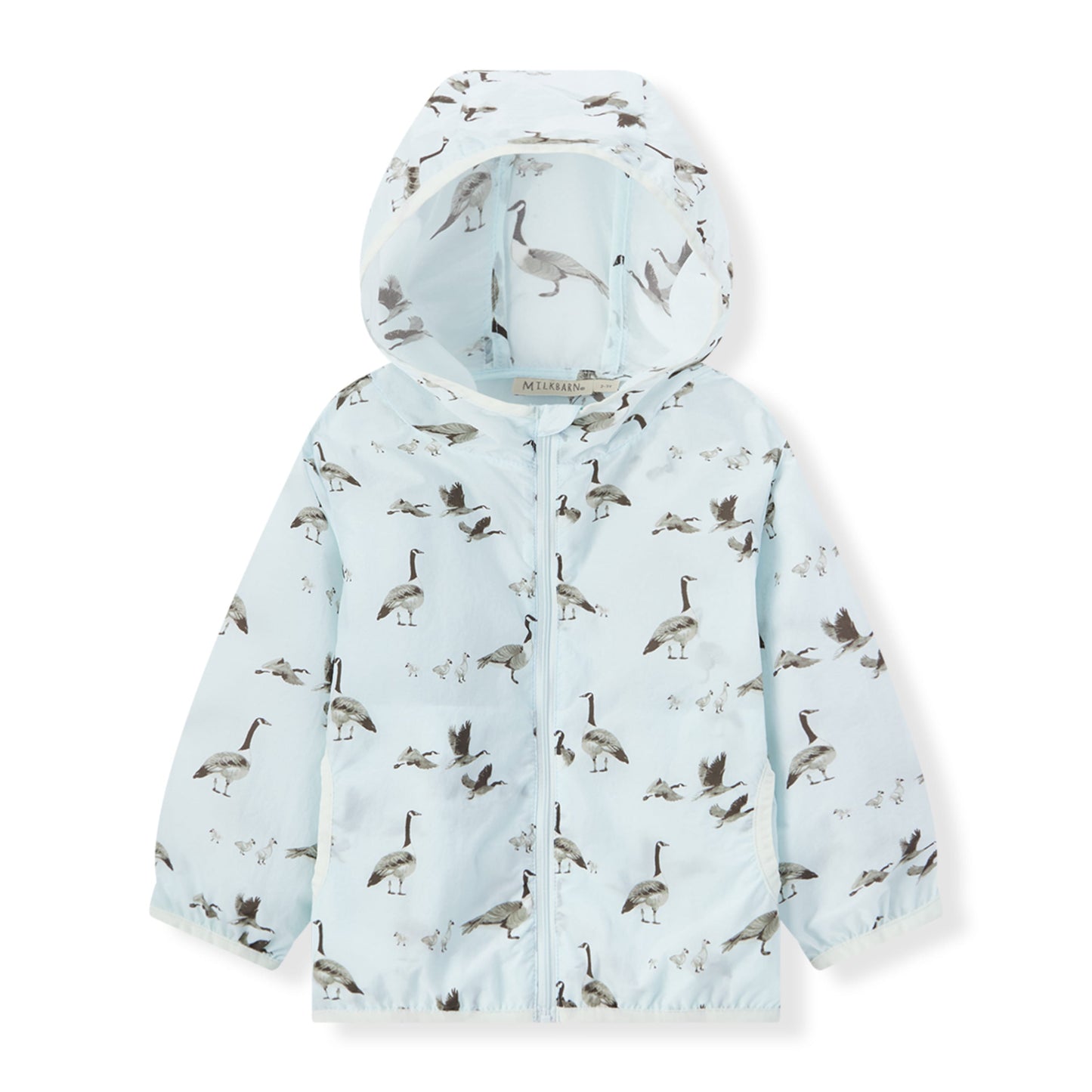 Goose Hooded Sun Shield Windbreaker Jacket
