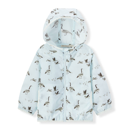 Goose Hooded Sun Shield Windbreaker Jacket