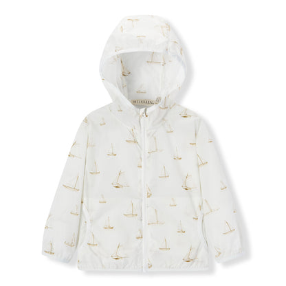Sailboat Melody Hooded Sun Shield Windbreaker Jacket