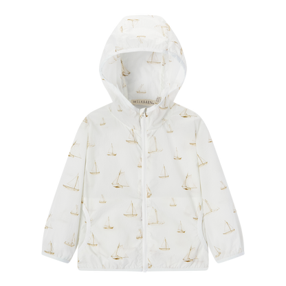 Sailboat Melody Hooded Sun Shield Windbreaker Jacket