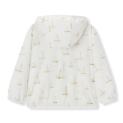 Sailboat Melody Hooded Sun Shield Windbreaker Jacket
