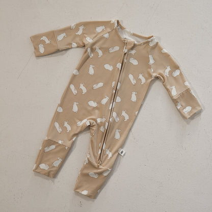 Bamboo Zip Pajamas | Bunnies