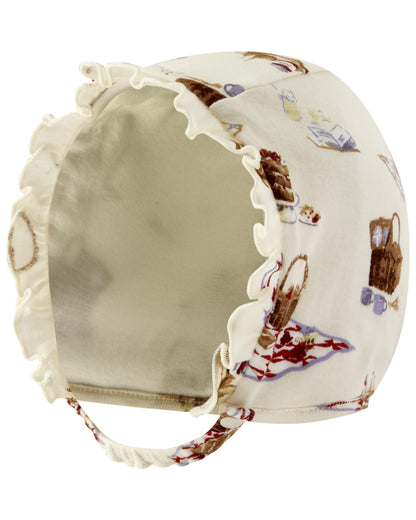 Picnic Organic Cotton Bonnet Hat