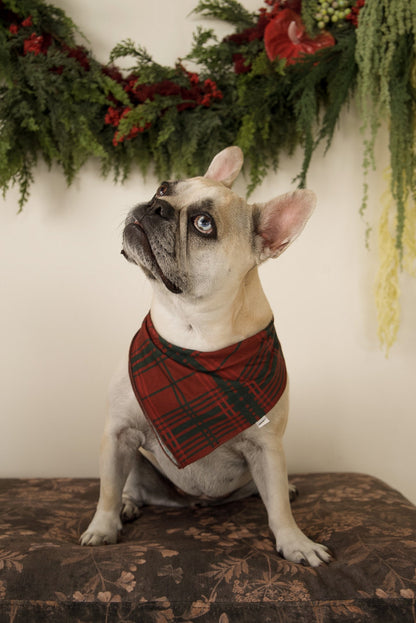 Bamboo Bandana | Christmas Plaid