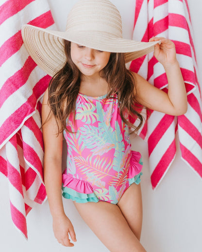 Pink Palm Paradise Everly One Piece