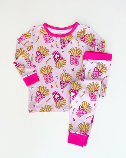 Bamboo Two Piece Pajama Set | Fries Before Guys