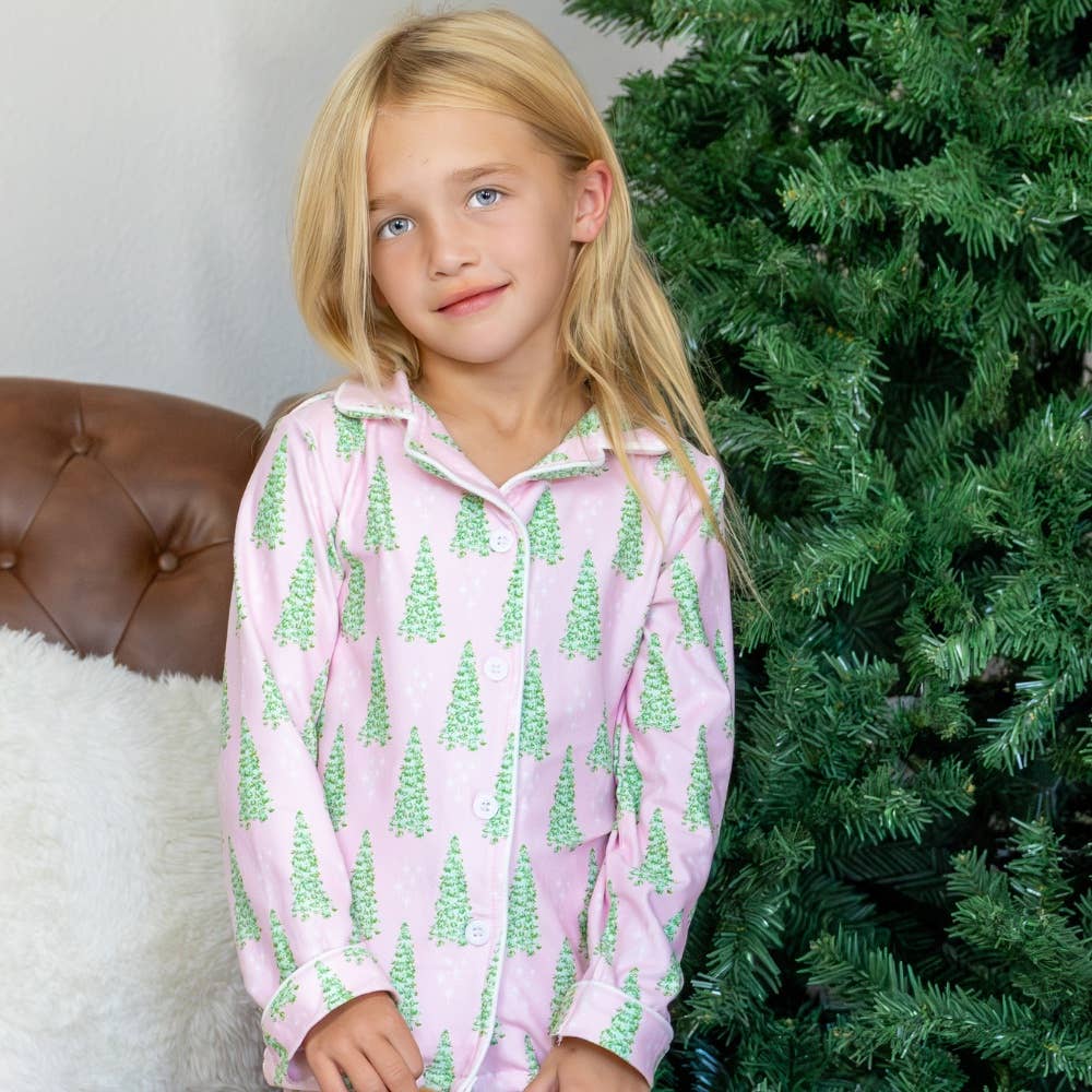 PREORDER | Pink Trees Pajamas