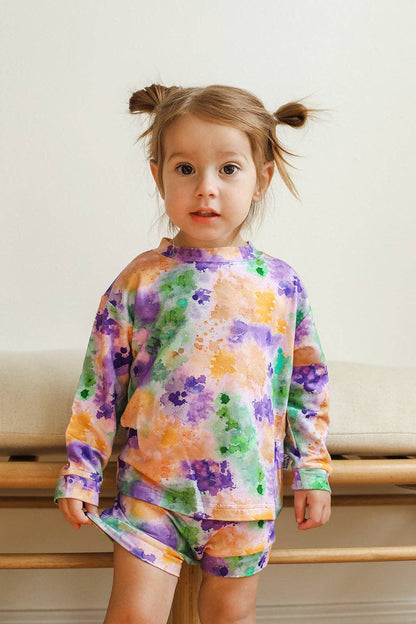 Ink Splat Bamboo Sweatshirt Set