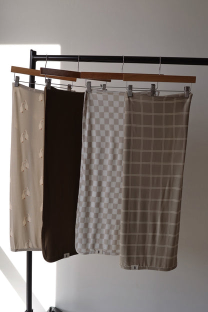 Bamboo Swaddle | Checkerboard