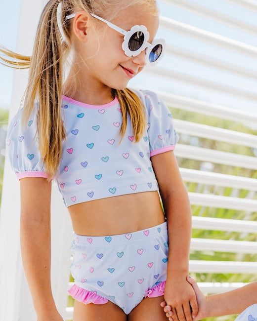 Candyland Puff Sleeve Bikini