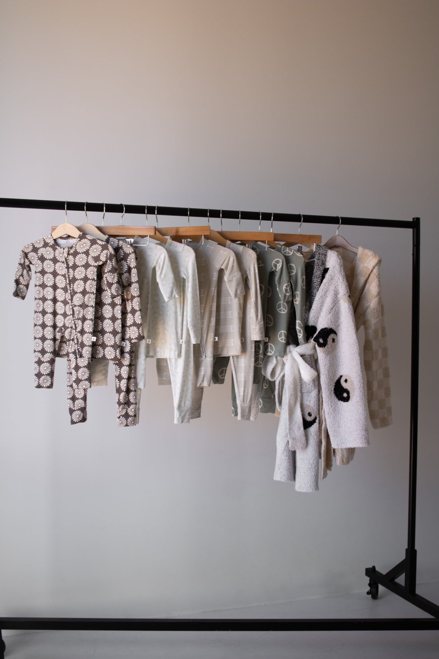 Bamboo Zip Pajamas | Retro Floral