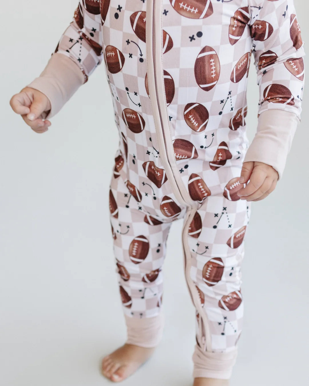 Bamboo Zip Pajamas | Game Day