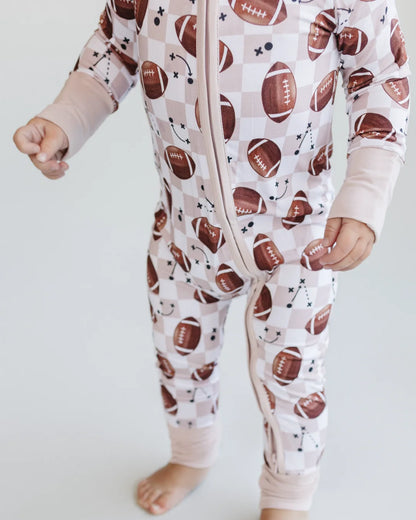 Bamboo Zip Pajamas | Game Day