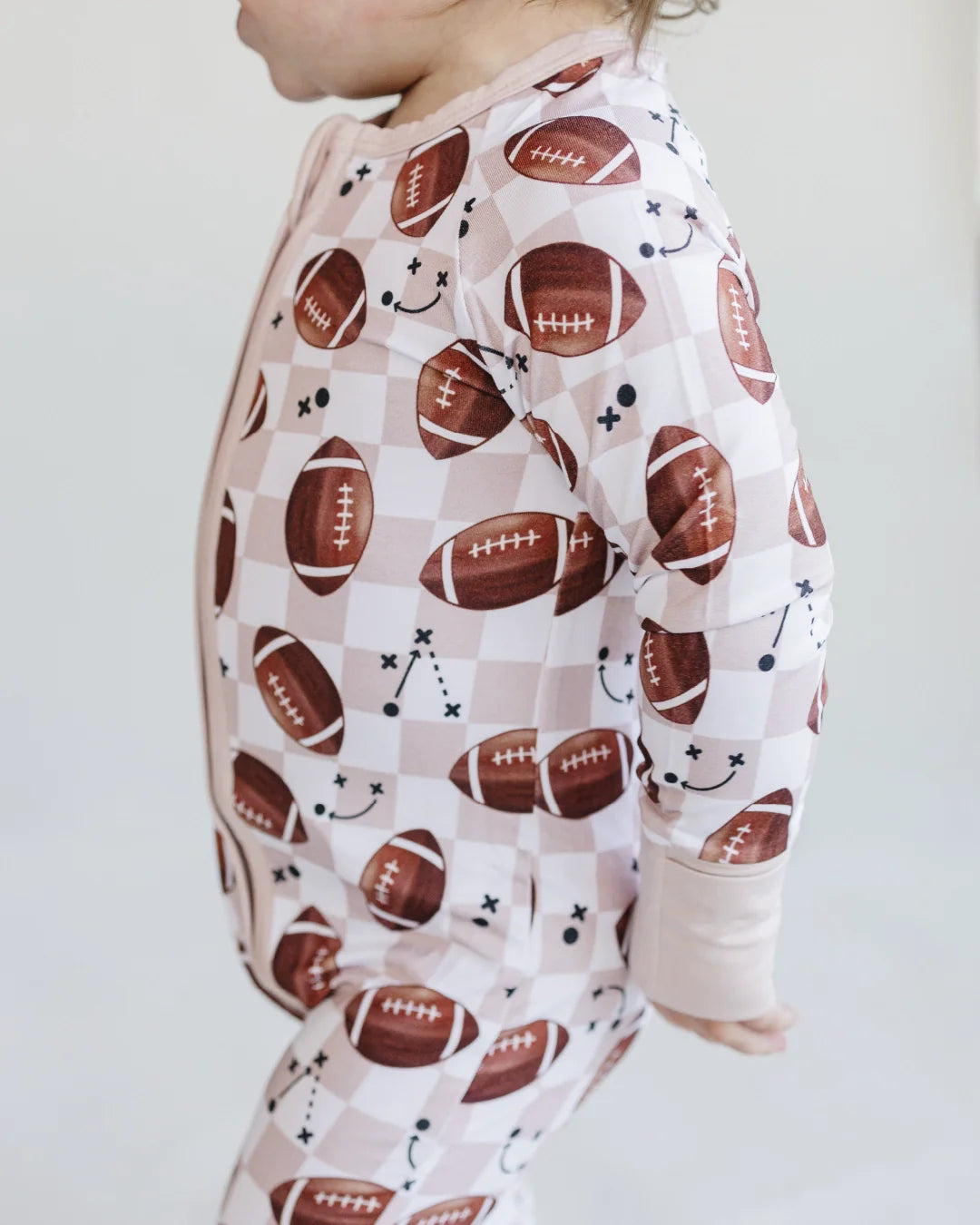 Bamboo Zip Pajamas | Game Day