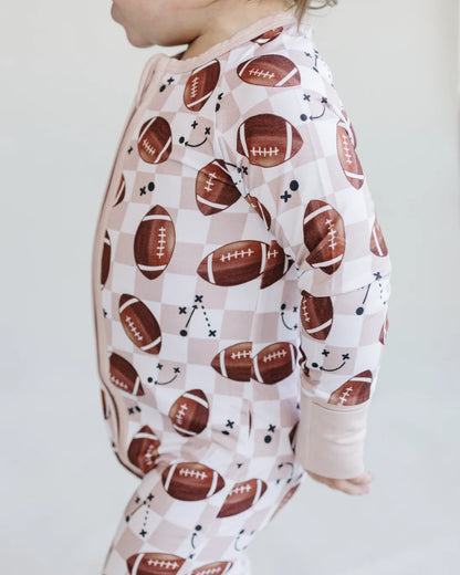 Bamboo Zip Pajamas | Game Day