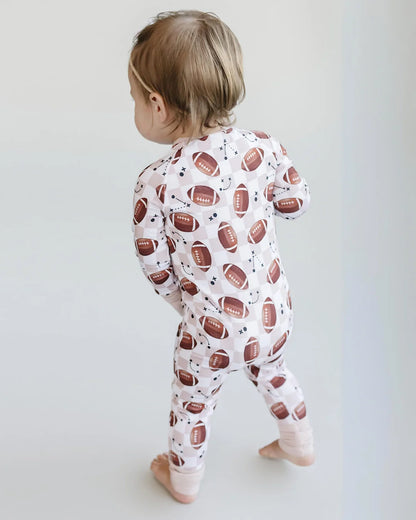 Bamboo Zip Pajamas | Game Day