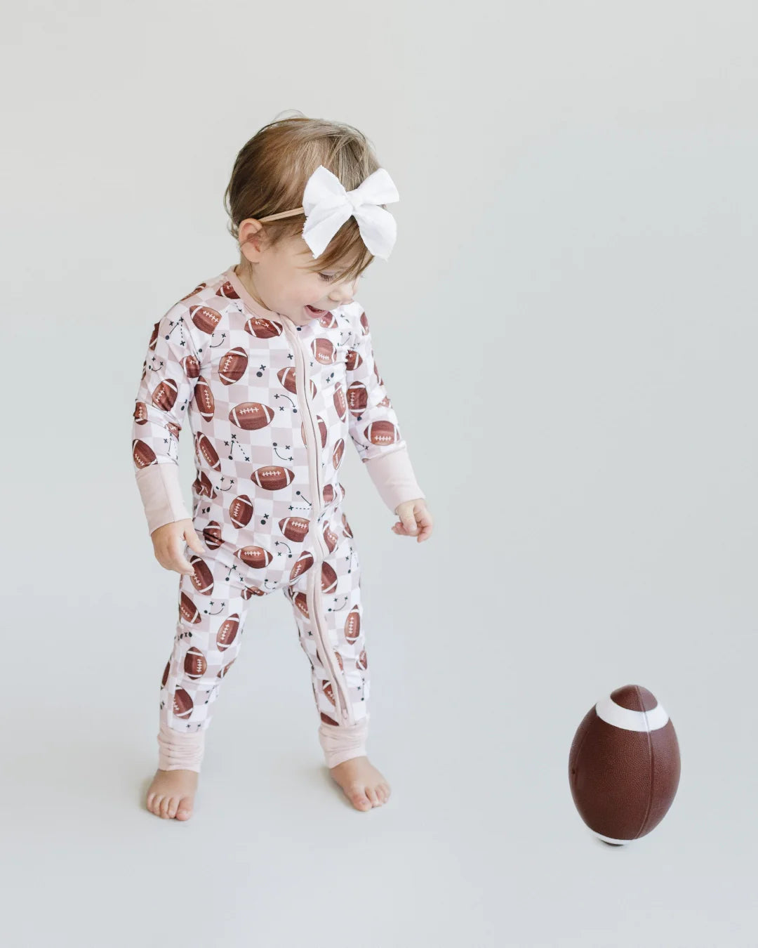 Bamboo Zip Pajamas | Game Day