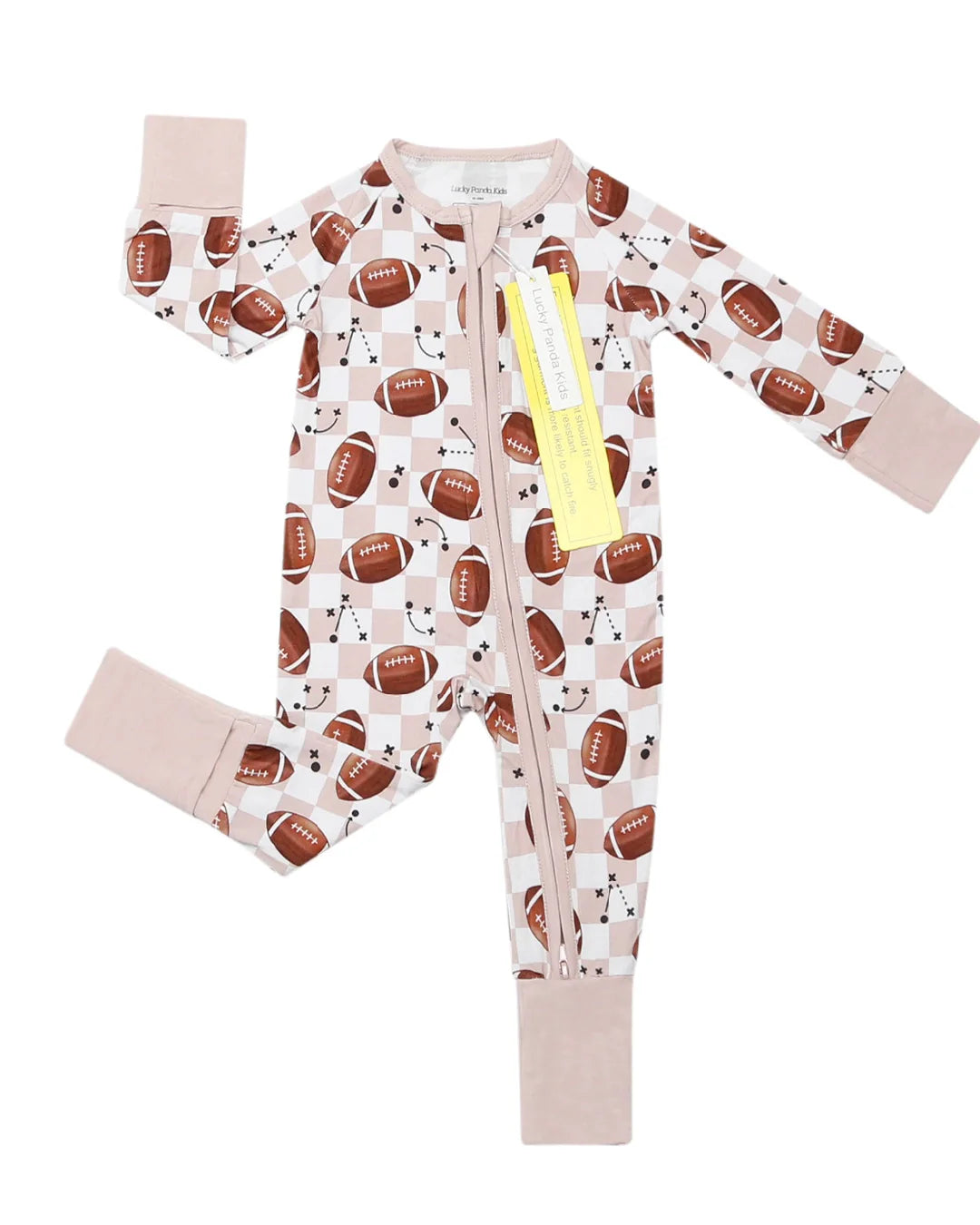 Bamboo Zip Pajamas | Game Day