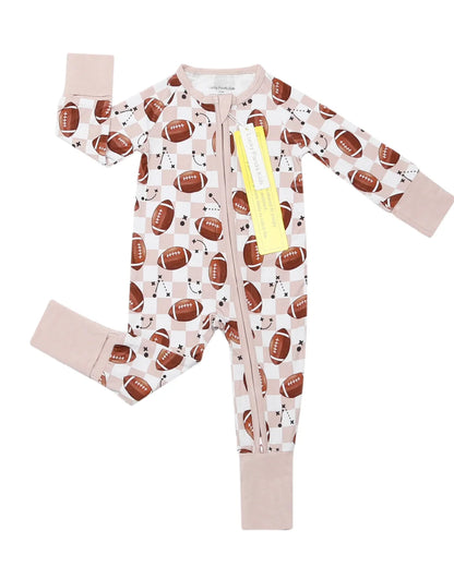 Bamboo Zip Pajamas | Game Day