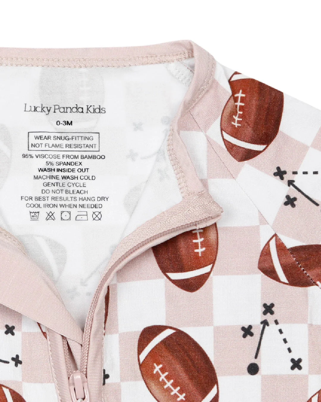 Bamboo Zip Pajamas | Game Day