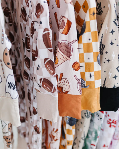 Bamboo Zip Pajamas | Game Day