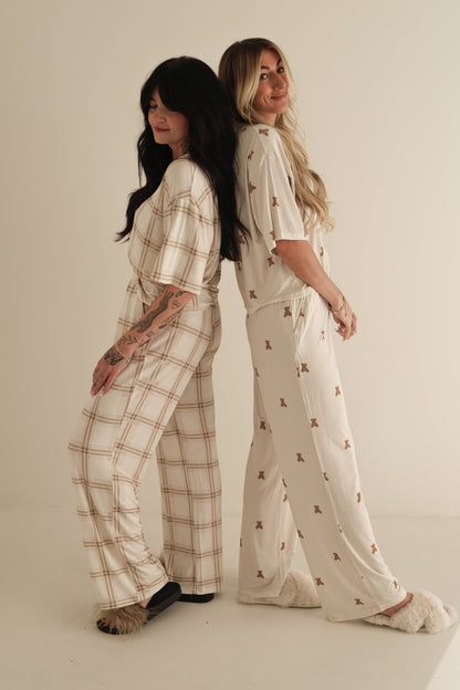 Women's Boxy Tee Lounge Set | Teddy
