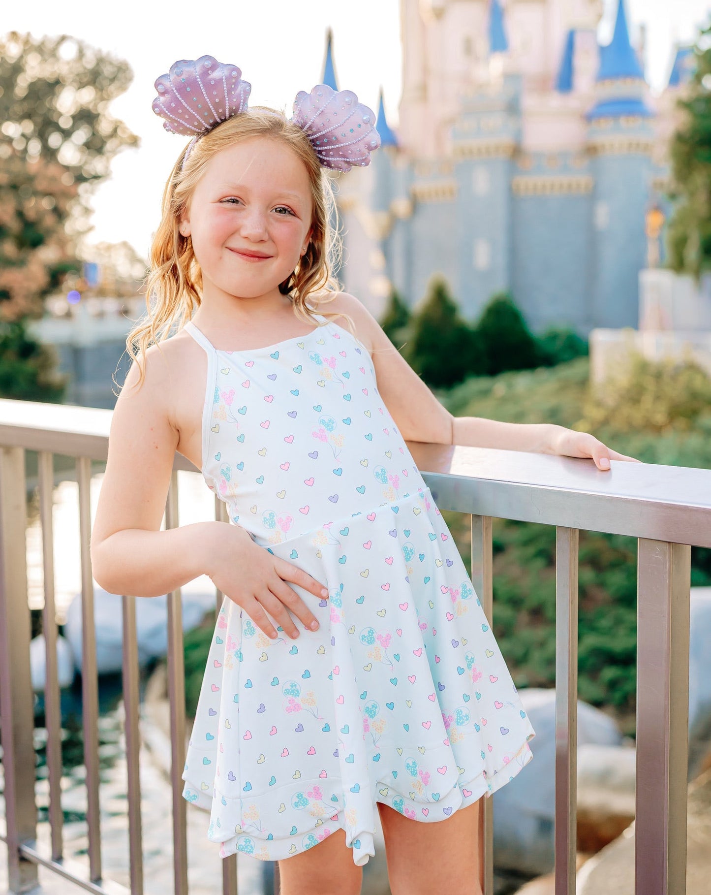 Main Street Magic Scallop Athleisure Dress