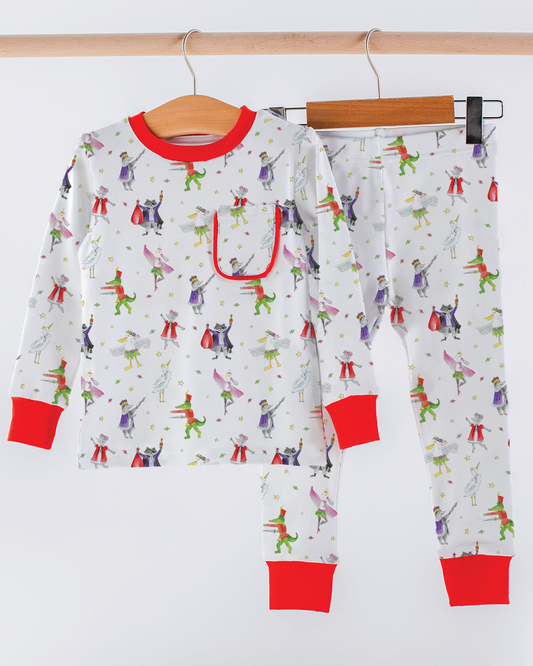 Bayou Nutcracker Cotton Kids Christmas Pajamas